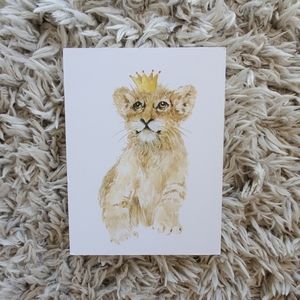 Baby lion Wall art